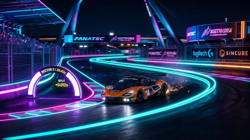 AC EVO lap playback on a track map