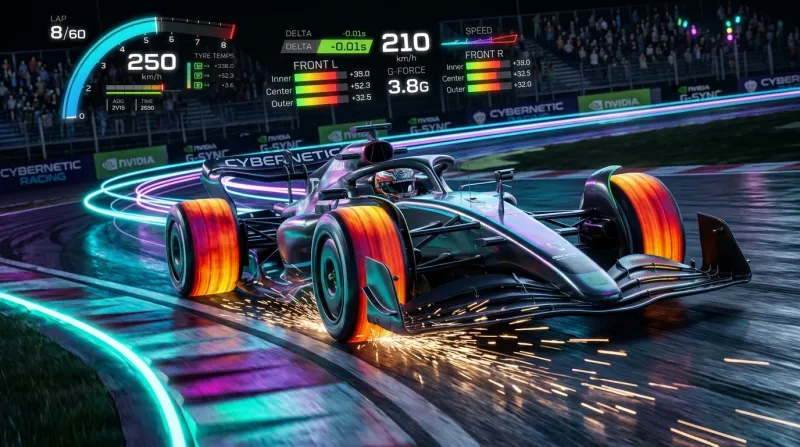 AC EVO 3-zone tyre temperature telemetry